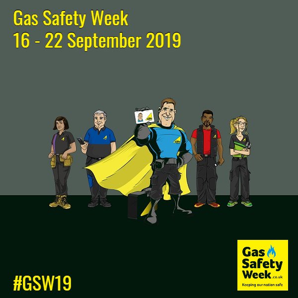 Gas Safety Week 2019 starts today! Help spread safety awareness amongst friends and loved ones by sharing these top tips: ow.ly/CDbl50vXZom