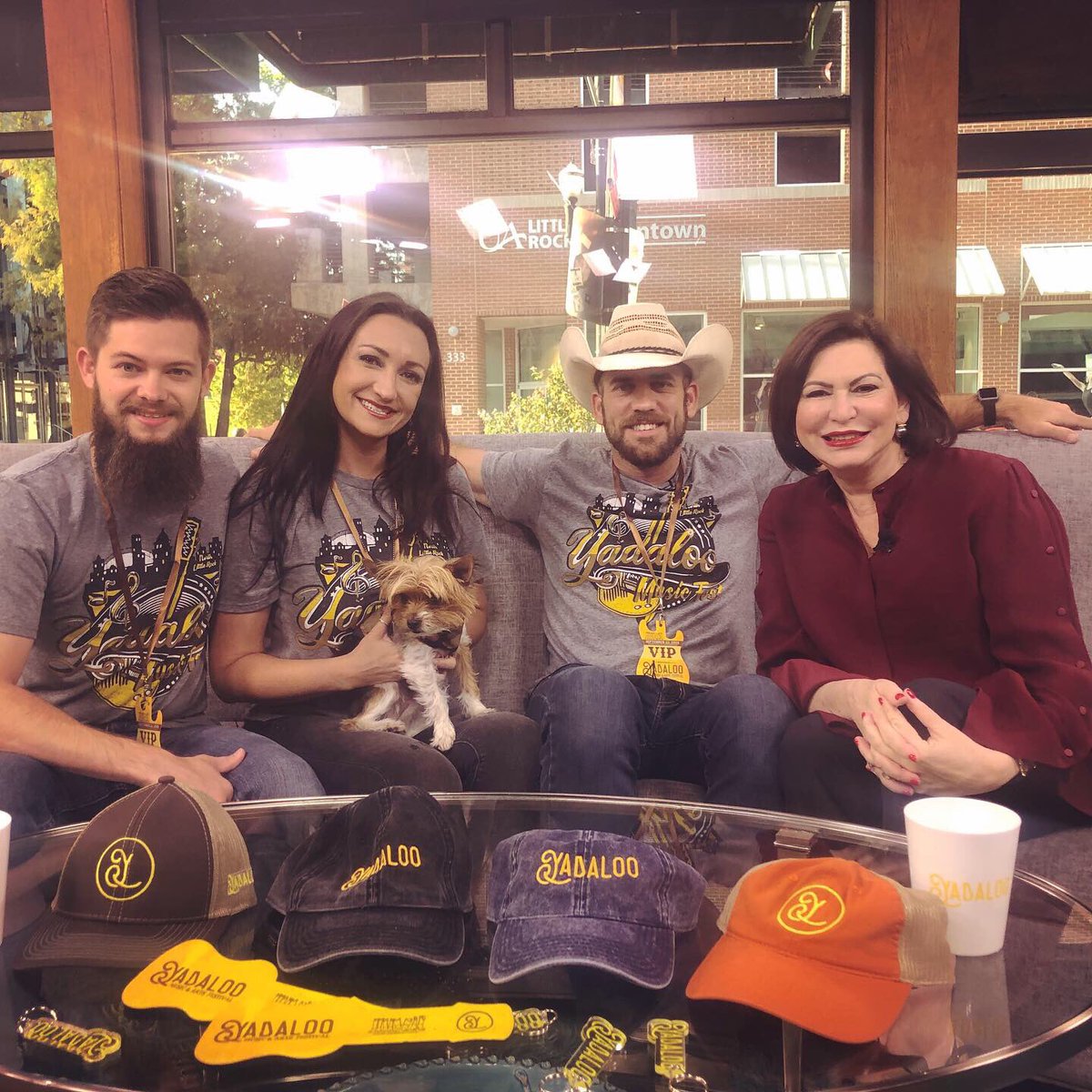 cliff_and_susan's tweet image. Thanks @KATVNews for having us on to promote @yadaloofest coming to the banks of the Arkansas River THIS SUNDAY!

Get your tix - yadaloo.com

#arkansas #katv #yadaloofest