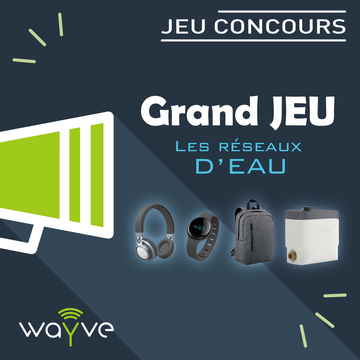 📣 C'est parti ! Le grand jeu concours WAYVE débute aujourd'hui ! Pour participer, rendez-vous sur wayve.typeform.com/to/hsZOVA
🎁 A gagner : la box WAYVE de votre choix et des objets connectés !

___Règlement sur groupe-claire.com/reglement-du-j…
___Avec <a href="/SainteLizaigne/">Sainte-Lizaigne</a> &amp; <a href="/Hydromeca/">Hydroméca</a>