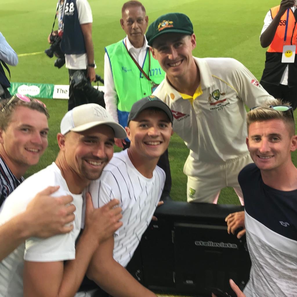 Thoroughly enjoyed my first Ashes Test match! Great weekend with some great jobbers! #Ashes2019 #STCC #Marnusisgun