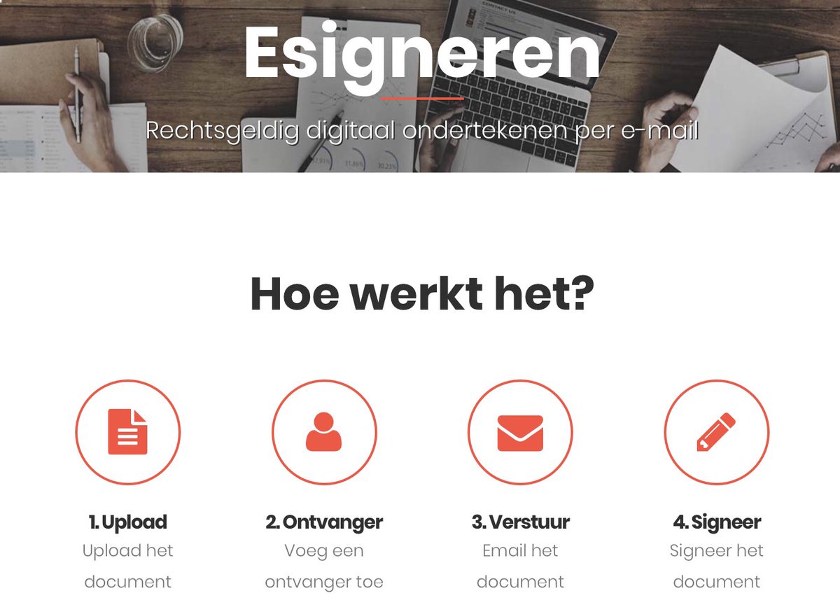 Esigneren's tweet photo. Wordt tegenwoordig de #handtekening bij uw klant nog ‘opgehaald’? Niet meer nodig met #Esigneren. Laat uw klanten per #email #rechtsgeldig digitaal invullen &amp; ondertekenen.
Snel &amp; Gemak: https://t.co/LrZHb4YMw5 https://t.co/fpgRakFEgu