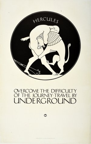 AntikBar's tweet photo. Original #vintage #poster of the day - Overcome the difficulty of the journey Travel by Underground | Hercules (1921) Artist: F.C. Herrick https://t.co/IUHcHSA1mM
#LondonUnderground @ltmuseum @TfL #Hercules #NemeanLion #LaboursOfHercules #Greek #Mythology #Art #MondayMotivation https://t.co/AFtcN70U30