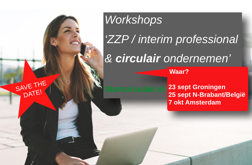 Wat weet jij als zelfstandig ondernemer van circulair ondernemen? Zie bit.ly/2wgpOP0 #circulair #ondernemen #zzp #duurzaamheid #business