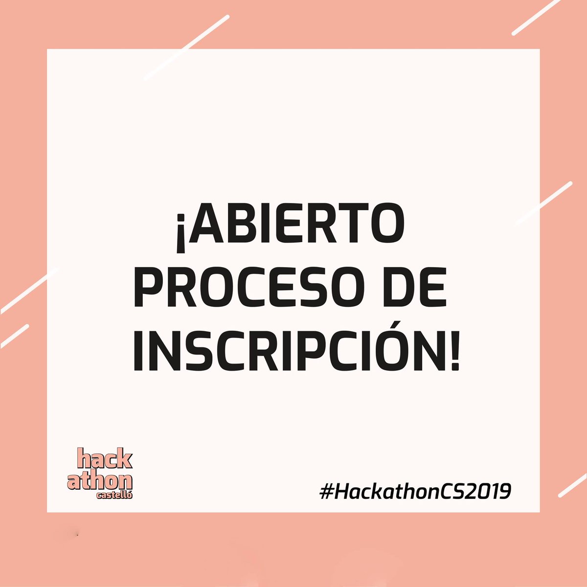 NayarSystems's tweet image. ¡Ya están abiertas las INSCRIPCIONES para @HackathonCS! 📣💻👇🏼
bit.ly/InscripcionHac…

🗓Del 25 al 27 de octubre en la @UJIuniversitat 

#HackathonCS19 #NayarSystems #maketheordinaryextraordinary #talento #programación #IA #IoT #LiftIndustry #Lifts #innovación