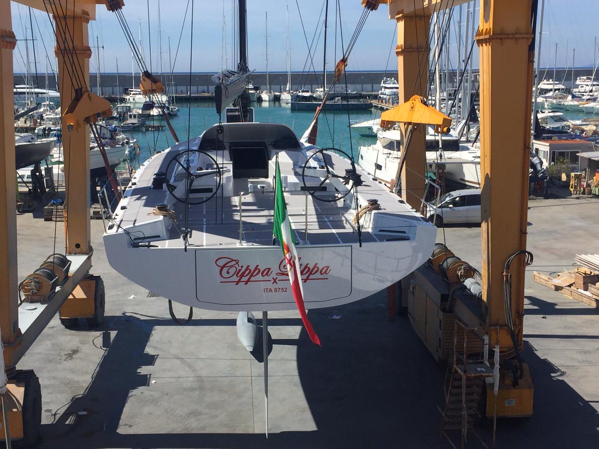 MilleniumSails's tweet image. Sabato è stato varato il nuovo Mylius 60 Canting Keel 'Cippa Lippa' di Guidopaolo Gamucci.
Full inventory #cruising Millenium Arxe Technora / taffeta.
Full inventory #racing Millenium Monolithic.
#milleniumsails #sailing #vela