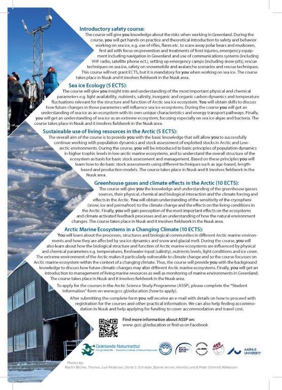 ASSP - Arctic Science Study Programme (@asspstudy) on Twitter photo The #arcticcourses we offer in spring all have a #climate perspective @ARC_AU <a href="/aspscience/">Arctic Science Partnership</a> <a href="/AarhusUni/">Aarhus Universitet</a> <a href="/GCRC_GINR/">GCRC</a> The #arcticcourses we offer in spring all have a #climate perspective @ARC_AU <a href="/aspscience/">Arctic Science Partnership</a> <a href="/AarhusUni/">Aarhus Universitet</a> <a href="/GCRC_GINR/">GCRC</a>