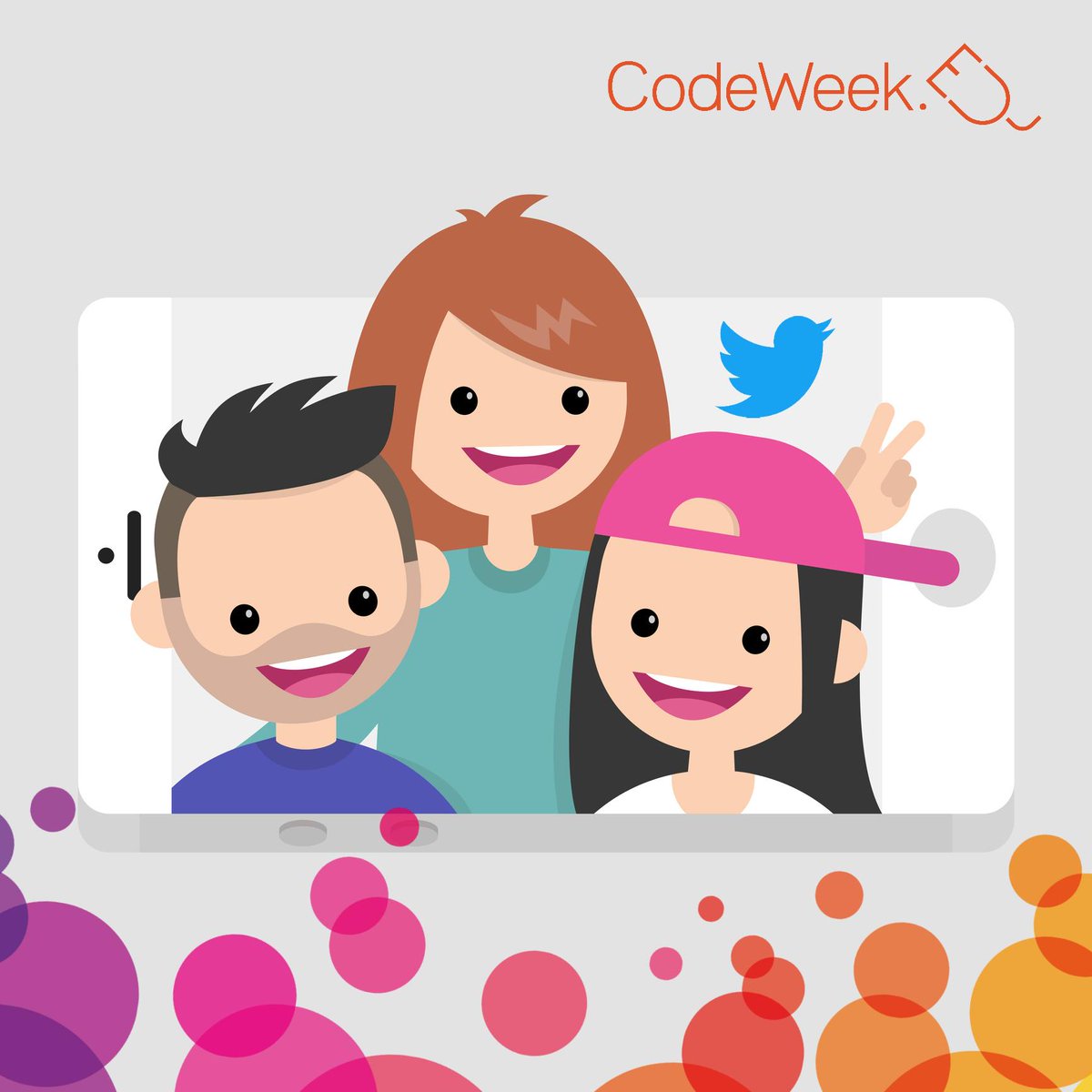 CodeWeekEU's tweet photo. In preparation of #CodeWeek 2019 we are holding an #AMA session.
Join us this Thursday 19 September at 7pm and send your questions with #CodeWeekAMA! https://t.co/gspsGN4edY