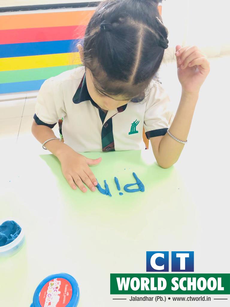 ctworldschool's tweet photo. You can #mould me the way you want to #learn!
Tiny tots of #CTWorld #School learnt #alphabets not through #books but through #clayActivity wherein they rolled and blended the clay and the finished product was a treasure to cherish.
#learningalphabets #CTW #clayactivity #CTGroup https://t.co/OROkcxrWkl