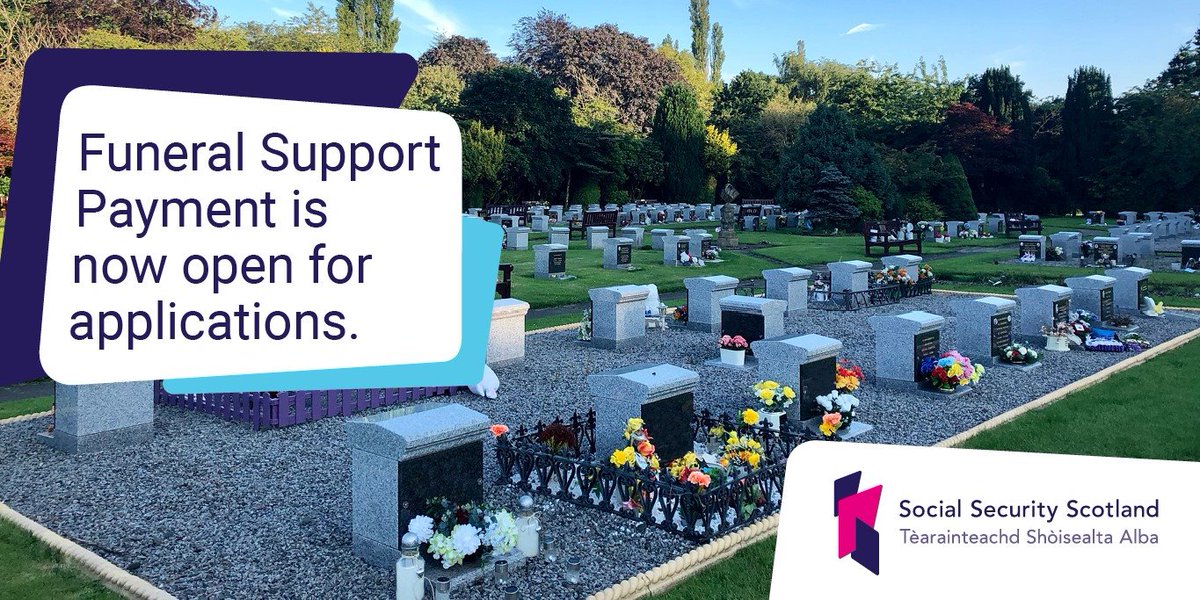Struggling to pay for a funeral? If you live in Scotland and get certain benefits or tax credits, Funeral Support Payment may be available to help you with some of these costs. Call us on 0800 182 2222 or visit mygov.scot/funeral-suppor…