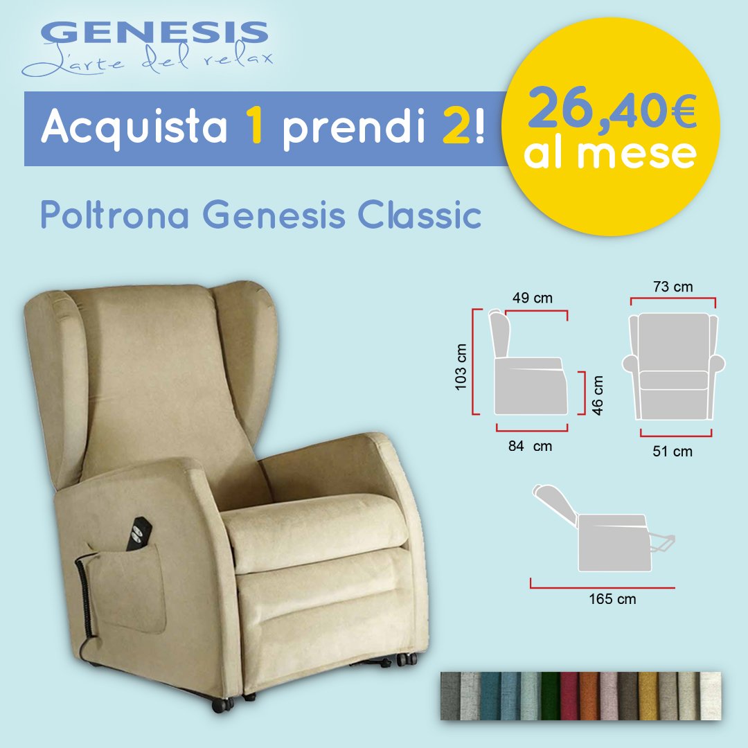 Poltrone Elettriche Poltrona Genesis Top Class Genesis Poltrone