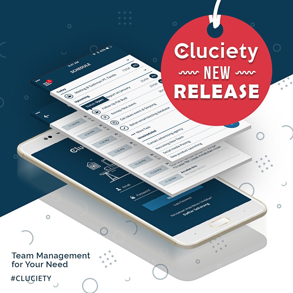 <a href="/ClucietyID/">Cluciety</a> is Live !We make you stay connected with team anytime and anywhere. Check your team schedule and assign task to team only with Cluciety.

Download and register Now
play.google.com/store/apps/det…

#cluciety #teammanagement #teamwork #taskmanagement #projectmanagement #crm