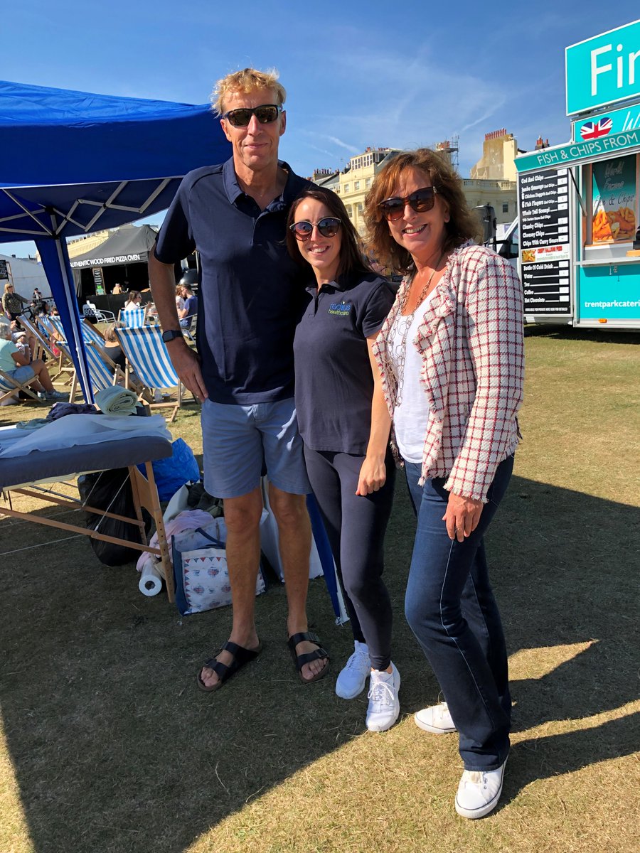 RadiusPhysio's tweet photo. What a fabulous weekend at the Brighton &amp; Hove Triathlon, well done to all those who took part and for coming to see us for your taping and massages! @BandHTriathlon https://t.co/dfmY4DXYSG