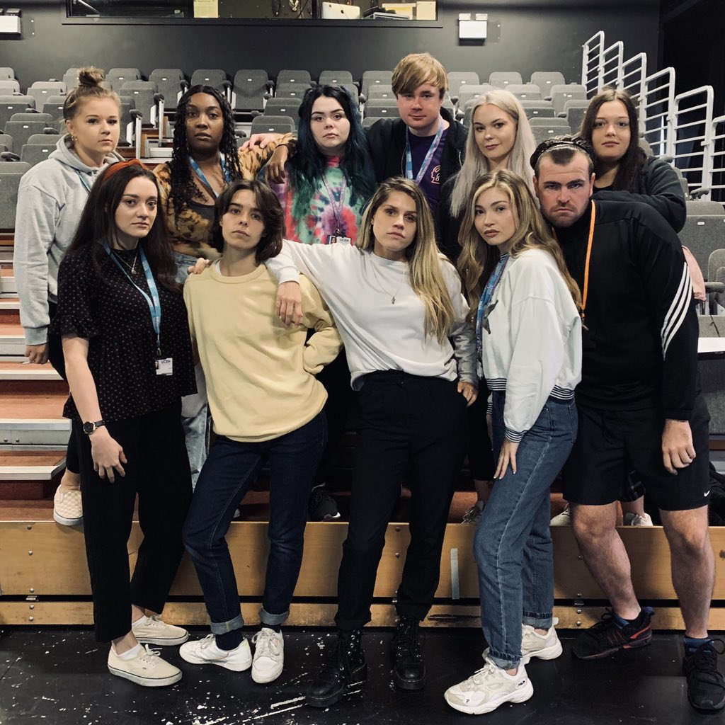 FIGS ARE IN THE BUILDING! 
Today, our third years embark on their professional collaboration with <a href="/figsinwigs/">Figs in Wigs</a> 
The new performance, ‘Blah Blah Blah...’ comes to <a href="/TMC_Waterside/">TMC Waterside Theatre</a> on 10th &amp; 11th October!
#TaPLive