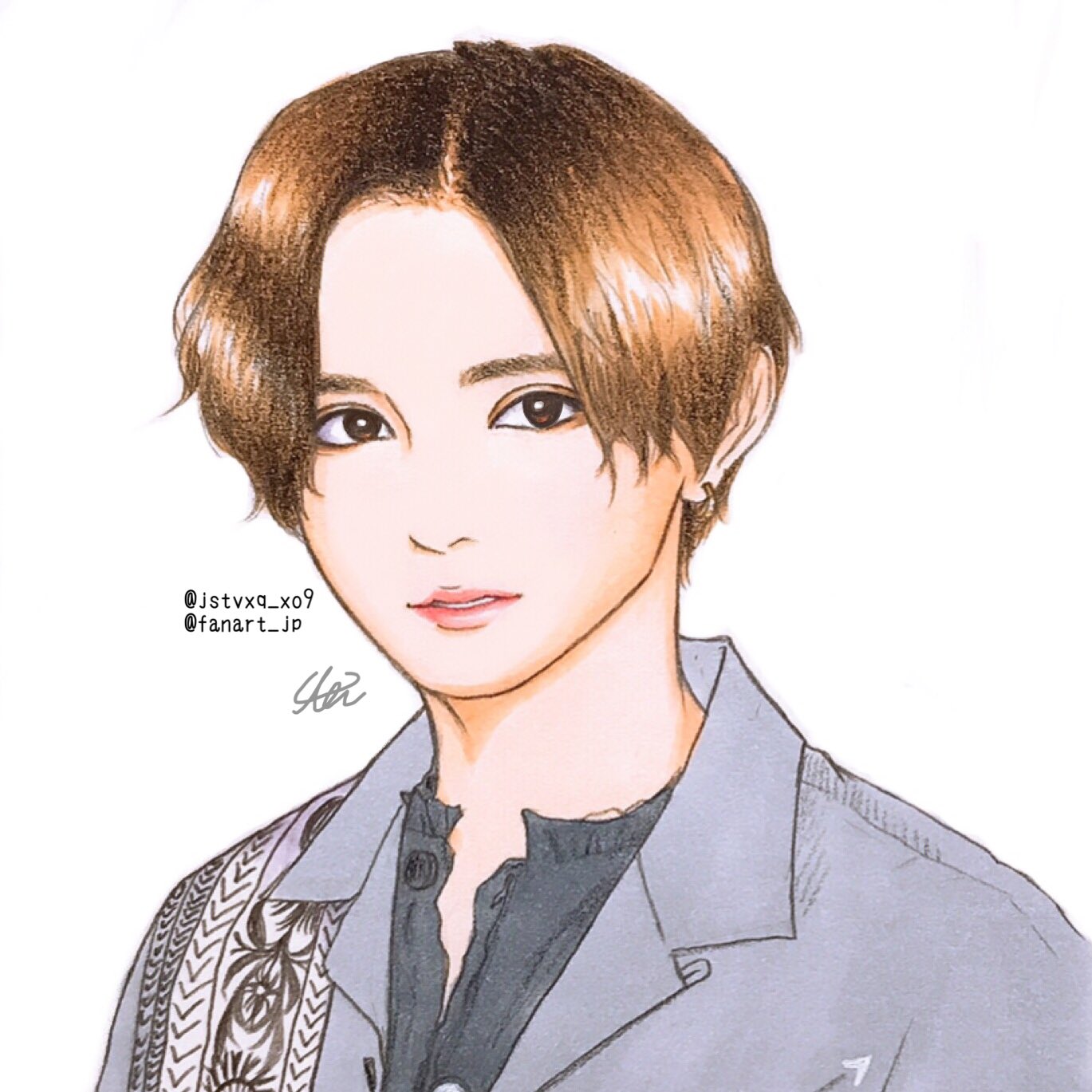 山田涼介　水彩画　手描き 色鉛筆画家＊森千広 on X: 