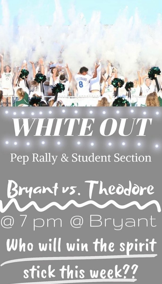 Show up to show out!