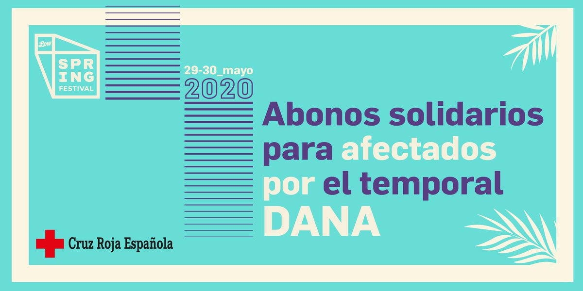 🎟Lanzamos un paquete de abonos solidarios para #SpringFestival2020, cuya recaudación irá destinada íntegramente a la población afectada por la DANA.

👉Consigue el tuyo en: springalicante.es/abonos/