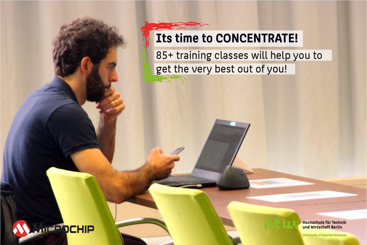 HtwMasters's tweet image. Get ready to learn something new! Interesting classes are waiting for you!
Follow us in order to keep updated and check out @MicrochipMakes and @HTW_Berlin 😎 on Instagram you can find us at @htwwelcomesmicrochipmasters!
#conference #TechNews #berlin #htwberlin #microchip #mcm