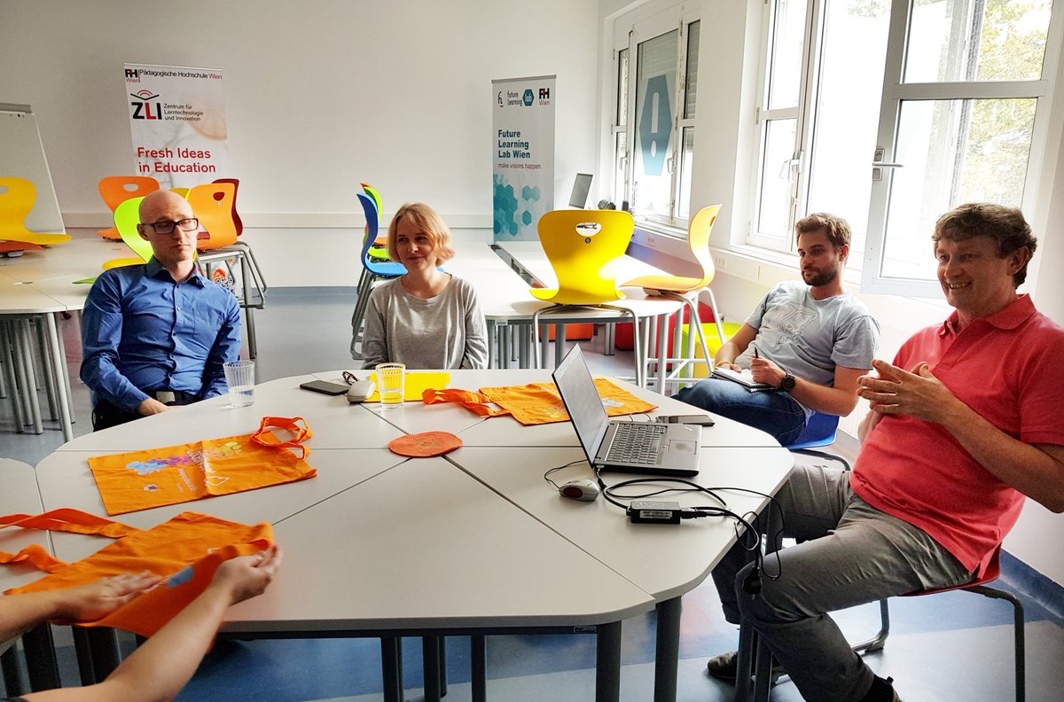 ADAalgorithmen's tweet photo. Vorbereitung auf die @CodeWeekEU in Österreich 💥 Koordinatoren des österreichischen Netzwerks & Botschafter treffen sich bei @LabWien um die #CodeWeek 2019 zu hacken ➡️ Füge dein Event hinzu ➡️
https://t.co/EyRYGOZDg7 ❗
#twitterlehrerzimmer #EduPnx #MINT #Hackathon4GoodAI https://t.co/s2IzWLHIER