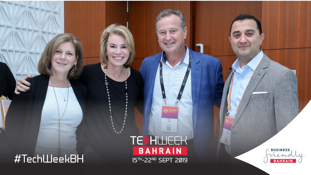 bahrainedb's tweet photo. At this week’s #AWSSummit, delegates heard about the Kingdom’s fast digital transformation and how it is supporting a new generation of cloud-based businesses. Find out more: https://t.co/c37qSPlgox #TechWeekBH https://t.co/bhmB6GXdE0