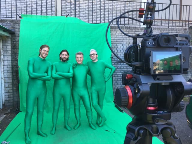 It's not easy being green! #videoshoot #newsong #ComingSoon