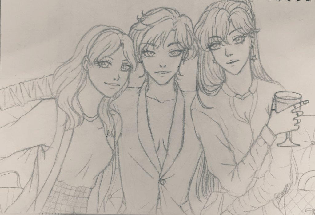 rinoarubia's tweet image. Michiru, Haruka y Setsuna de #SailorMoon #SketchProcess
Like si crees que Haruka tiene un 100% de probabilidades de robarte la novia