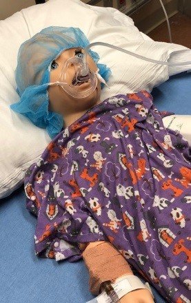 HPClinSim's tweet photo. Use a self-adherent wrap to cover simulated IV sites to reduce adhesive residue for fast clean up. #MoulageMon https://t.co/zowBQmtHM3