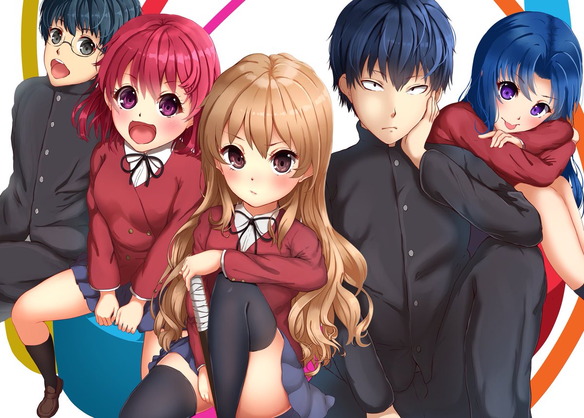 Aoiao 絵描き 久しぶりの絵の投稿です 最近は仕事が忙しくなかなか描けませんでしたが ゆっくり描いていこうと思います そして 今回はとらドラです とらドラ イラスト