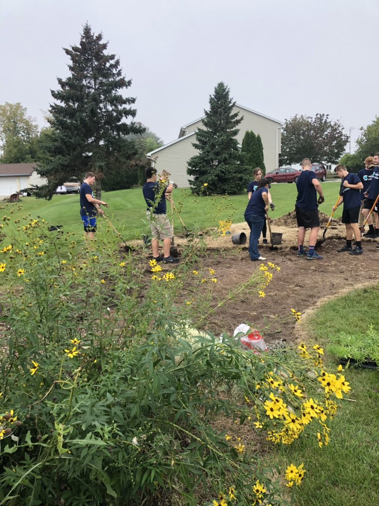 Communities on Twitter "Expanding a bed of native flowers for the