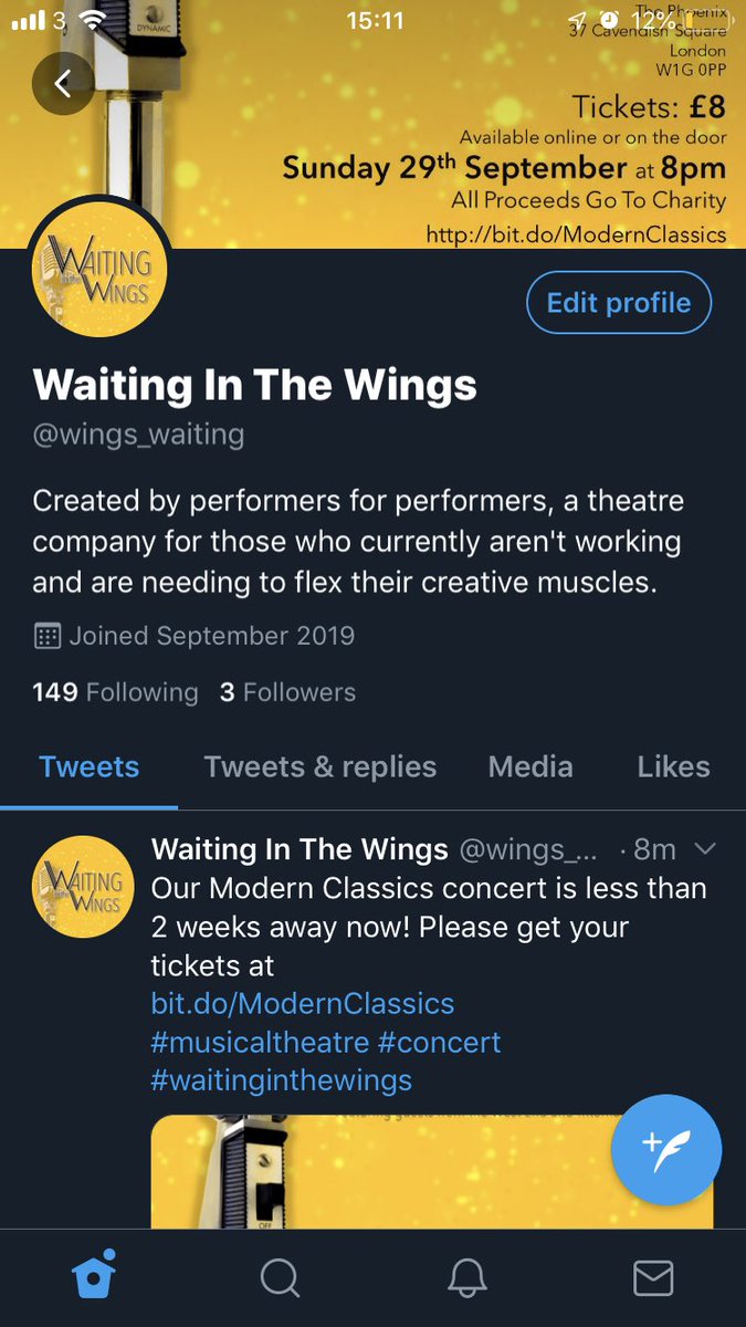RyRyAlexander's tweet image. Myself and fellow @LCMPerfArtsAlum @LCMMTAlum @LCMLive graduate Josh Hudson have set up our own theatre company.
Our first concert is less than 2 weeks away. 
Give us a follow and get tickets at bit.do/ModernClassics