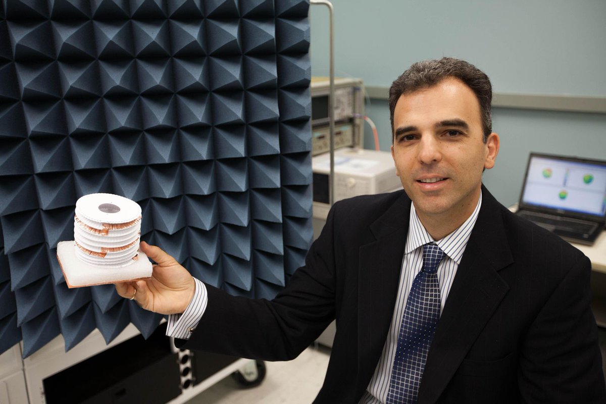 fiuECE's tweet photo. #MondayMedia - Air &amp; Space Magazine has featured Dr. Stavros Georgakopoulos and FIU's Transforming Antennas Center. Highlighting the development of origami antennas, the article depicts how engineering and art, can in fact, go hand in hand. Enjoy the read! https://t.co/fqhbZXu7rt https://t.co/xBUYkQVoq3