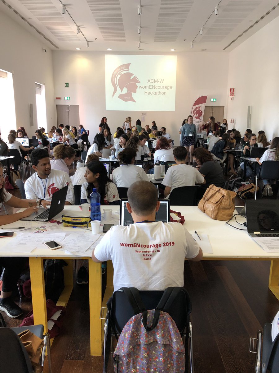 AvioAero's tweet image. A great experience @ACMwomENcourage 2019 in Rome - Hackathon w/ + 100 women: almost ready to discover the winners!  @SapienzaRoma @CTNA_aerospazio #ACMwomENcourage @Museo_MAXXI