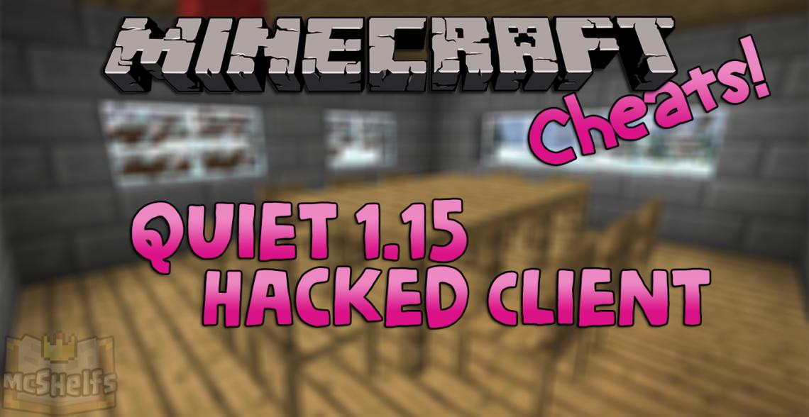 mcShelfs's tweet image. Minecraft Quiet 1.15 Hacked Client - mcshelfs.net/minecraft-quie…
#CheatsForServerMinecraft #DownloadMinecraft115HackedClient #HackedClientForMinecraft115 #HackedClientMinecraft #Minecraft115Client #Minecraft115DownloadCheats #Minecraft115HackedClient