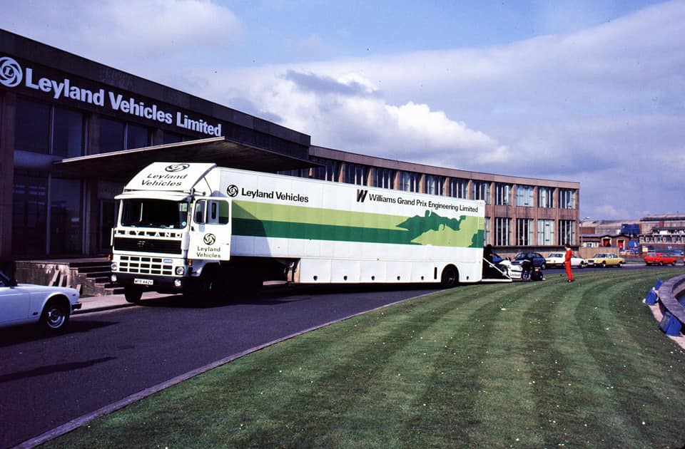 1980 FW07 Formula 1 car and supporting Leyland race truck.

#LoveTheLorry #F1