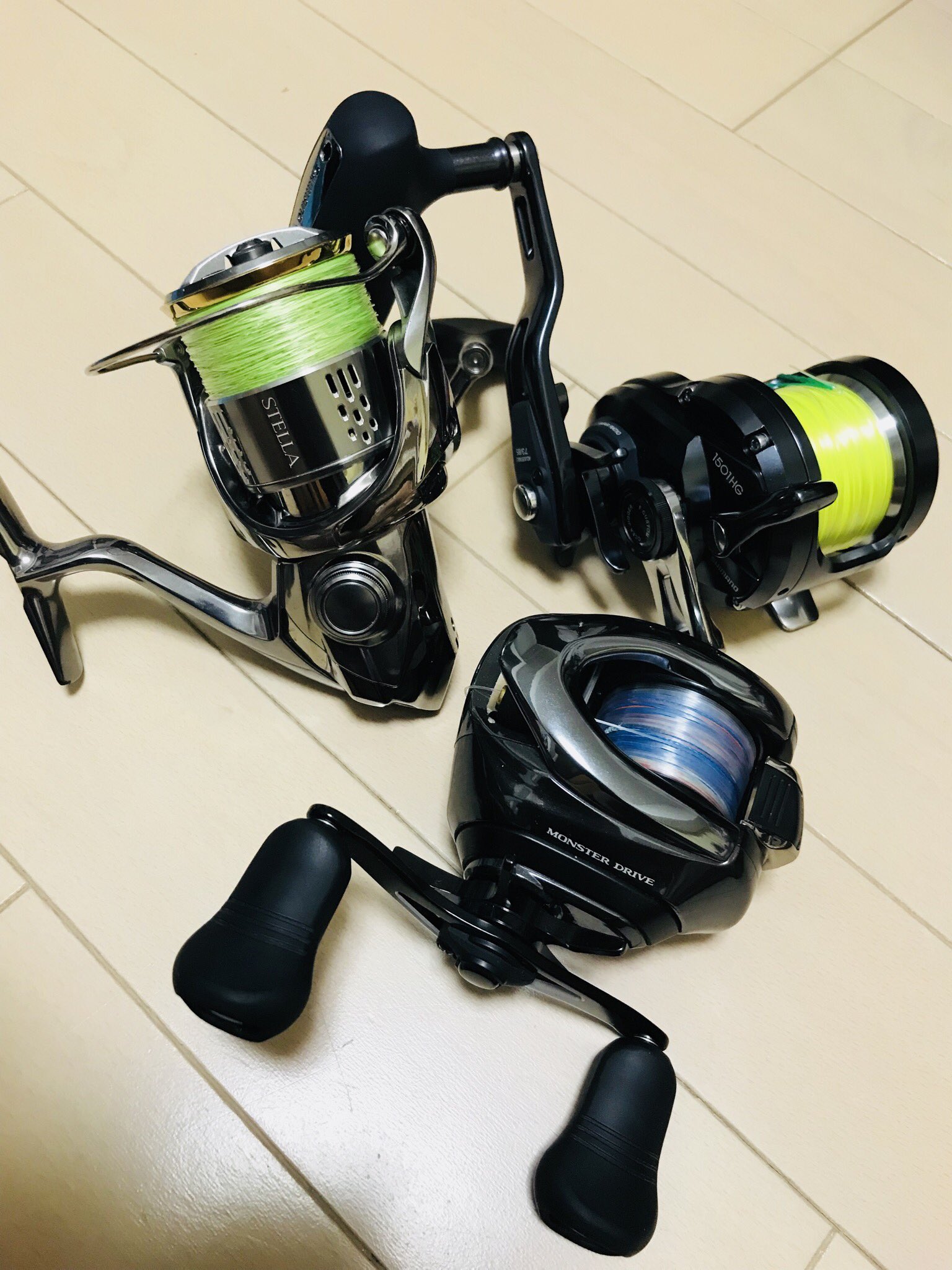 海輝 釣り垢 シマノリールハイエンド御三家 スピニング最高峰 ステラ ベイトリール最高峰 アンタレス ジギング最高峰 オシアジガーfc かっこいいなぁ 今から全部使って明石ジギングへ ハイエンドの集い T Co Isexovu1lv Twitter