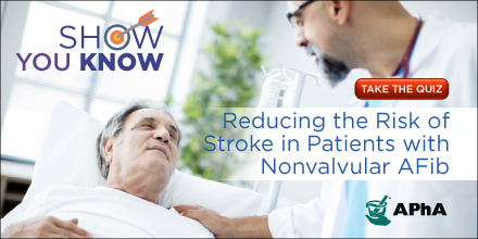pharmacists's tweet photo. How much do you know about anticoagulation strategies for patients who have been diagnosed with nonvalvular atrial fibrillation? Find out with our #ShowYouKnow quiz today: https://t.co/xQiCKGYuyl https://t.co/DyUCL6igxN