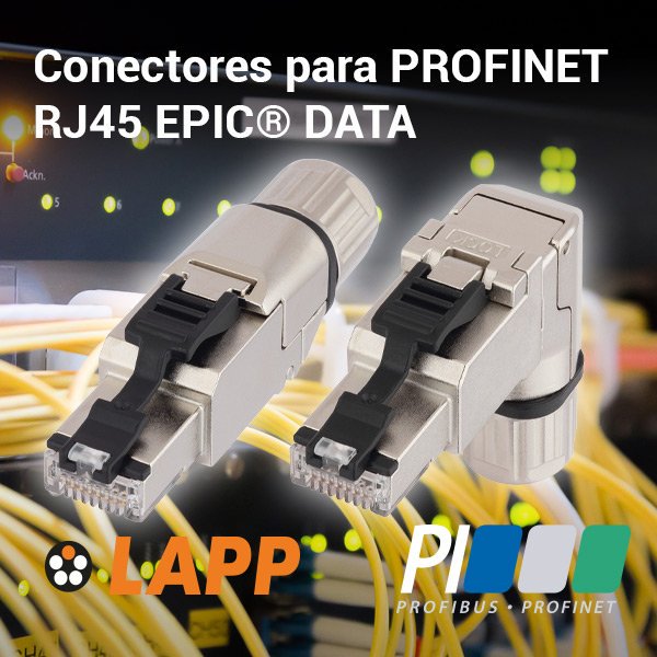 Los conectores para PROFINET RJ45 EPIC® DATA de LAPP permiten una instalación más sencilla y rápida sin necesidad de herramientas especiales. Certificación PROFINET y UL. 
profibus.es/conectores-par…
#LAPP #PROFINET #RJ45 #conectores #comunicacionesindustriales