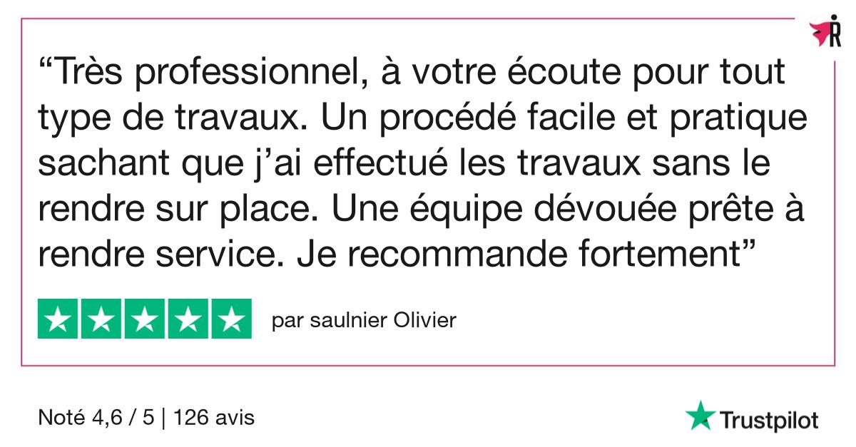 Comment bien démarrer la semaine ? 😀 Merci Olivier ! 🛠️ via @TrustpilotFR trstp.lt/nVTajyGGB #renovation #travaux #btp #MondayMotivation