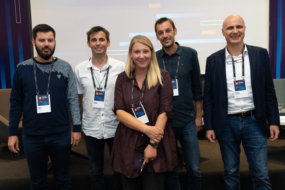 Infobip's tweet photo. If big #IT names from @vingd,@AutomobiliRimac,
@Atlantic_Grupa & @Infobip can say mistakes are crucial to success in front of 500+ #devs, then there must be something to this mindset! ;) Thanks for joining our #DevDays19 panel. #WorldsConnected #biplife https://t.co/s1818kte0K