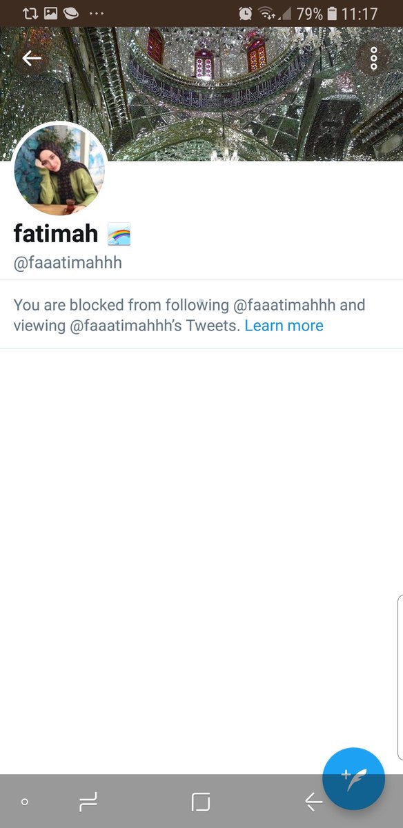 AnsweringAnsar's tweet photo. @NazarFatma @shialatina_ Lol she's now blocked me from this account too. https://t.co/gUiNkaQqbG