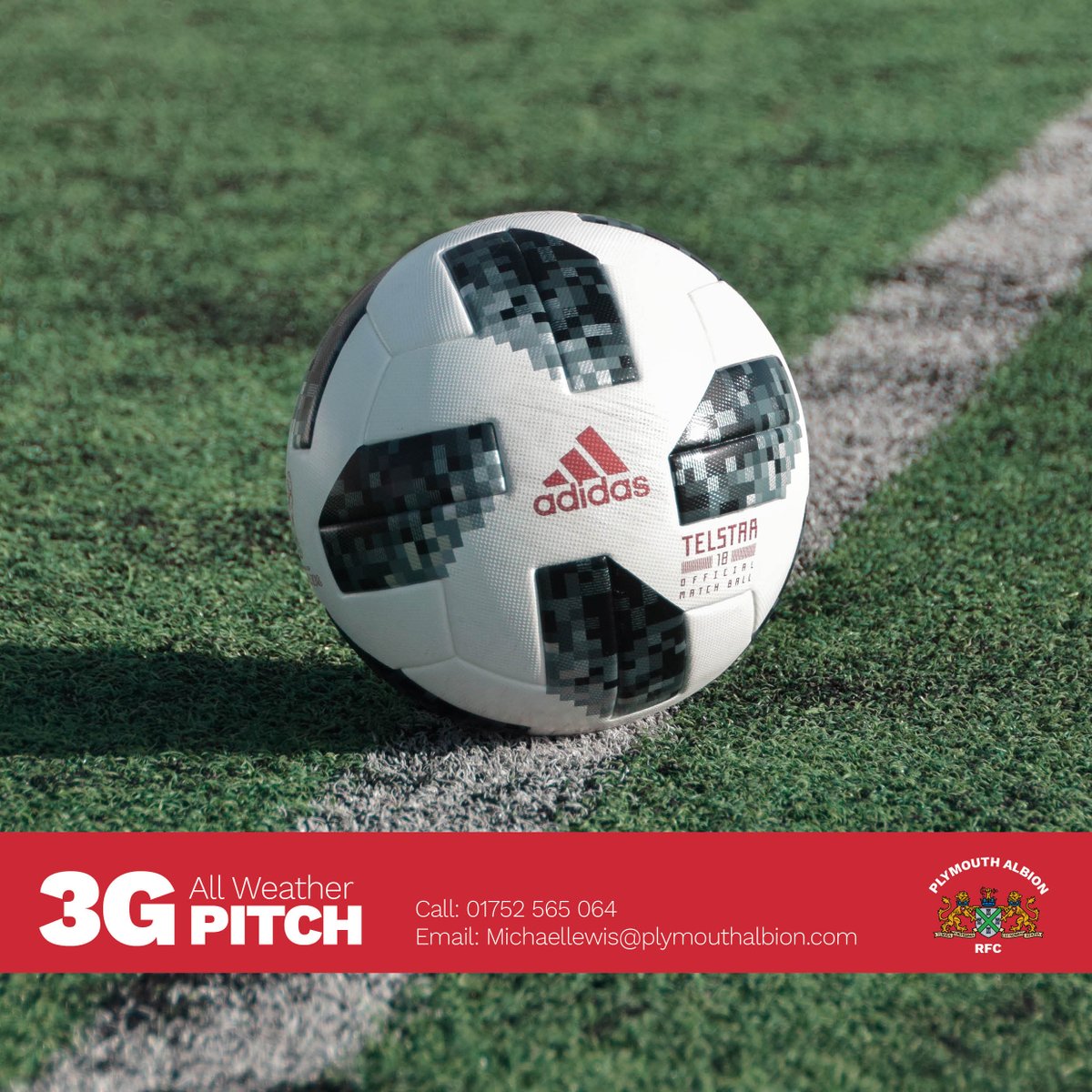 Albion_RFC's tweet image. Book Now!! Our all weather 3G pitch is available to hire!
Call or email direct to arrange your booking now!
☎️01752 565064 | ✉️ michaellewis@plymouthalbion.com

#AlbionAsOne #pitchhire #Plymouth #3Gpitch