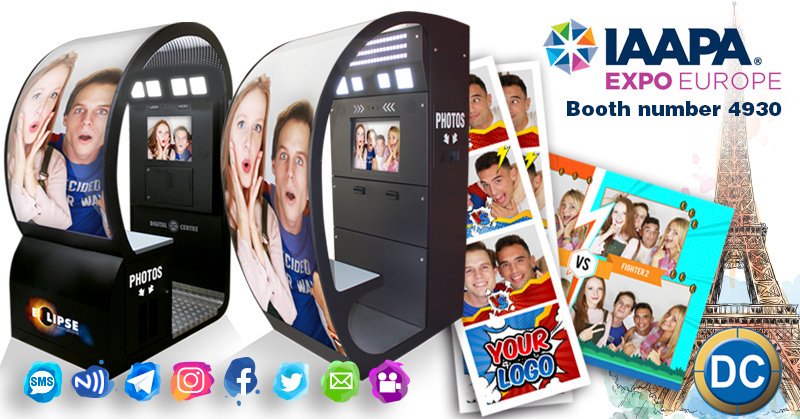 Photobooth_DC's tweet photo. Visit us at IAAPA Expo Europe 2019. Booth number 4930.
17-19 Sept. 2019 -Paris, France-
Come and see the most successful PhotoBooths on the market.
@IAAPAEMEA #IAAPAExpos #iaapaexpoeurope #iaapa #eas19 #photobooth #ledphotobooth #IloveDCphotobooths #digitalcentre https://t.co/fVt3qcq5CG