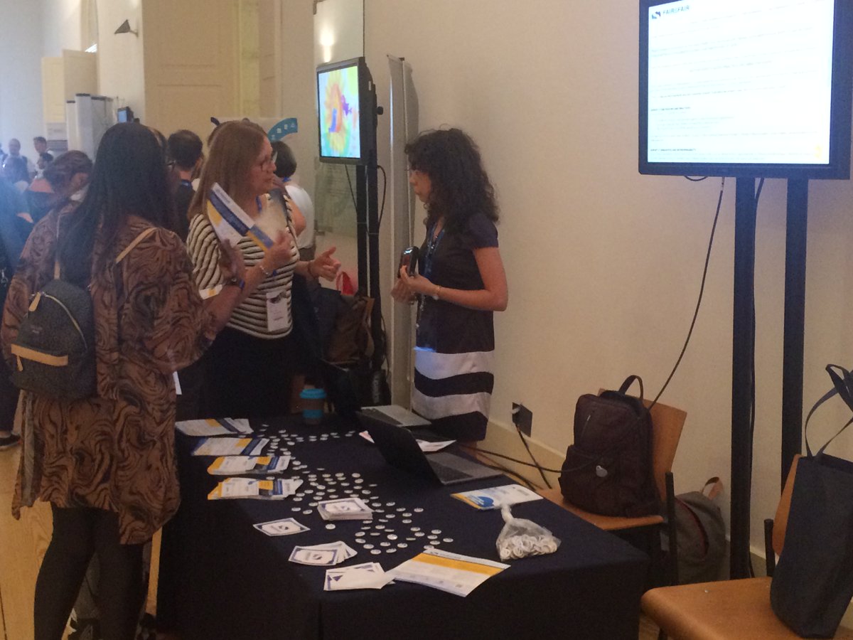 FAIRsFAIR_EU's tweet image. Full room for the opening of the @OpenScienceFAIR and interesting discussions already started with researchers, #datacurators #datamangers at the @FAIRsFAIR_EU @OpenScienceFAIR @FIT4RRIEU booths opensciencefair.eu/programme-2019