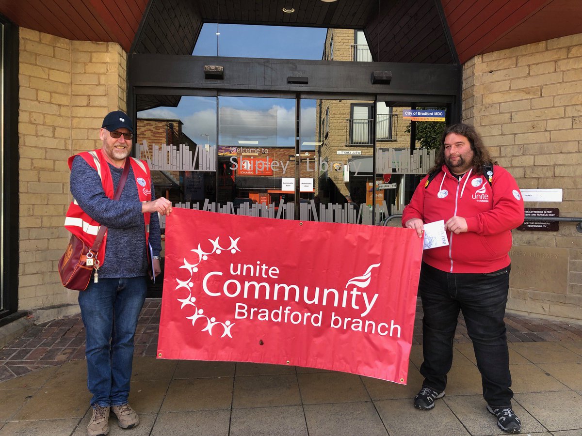 Unite - North East, Yorkshire and Humber (@uniteneyh) on Twitter photo .<a href="/Unite_Community/">Unite Community ✊🏼 #joinaunion</a> members from our <a href="/bradford_unite/">Bradford Community Unite</a> branch are in #Shipley this morning collecting petition signatures calling on <a href="/bradfordmdc/">Bradford Council</a> to pause their 65% cuts to libraries, museums and galleries. You can sign here - bit.ly/BradfordPetiti…
#NoCutsToCulture .<a href="/Unite_Community/">Unite Community ✊🏼 #joinaunion</a> members from our <a href="/bradford_unite/">Bradford Community Unite</a> branch are in #Shipley this morning collecting petition signatures calling on <a href="/bradfordmdc/">Bradford Council</a> to pause their 65% cuts to libraries, museums and galleries. You can sign here - bit.ly/BradfordPetiti…
#NoCutsToCulture