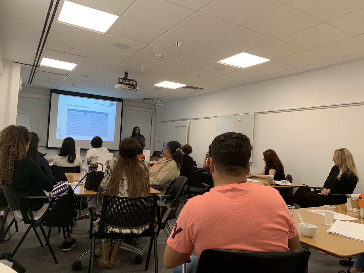 RabinaTindale's tweet image. Rule based decision making / automatic decision making and confirmation bias and the contribution to error in healthcare - session by @PaddaAmandeep @uclh #HumanFactorsTraining @HSJptsafety