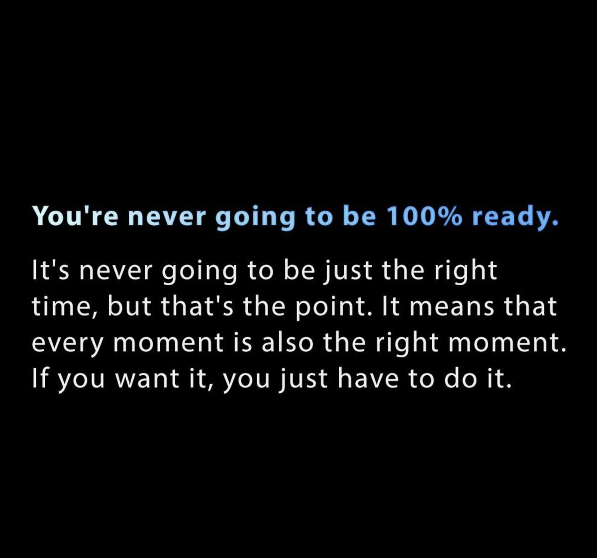 Brookfield College (@brookfieldcol) on Twitter photo Monday Motivation- If we wait until we’re ready, we’ll be waiting for the rest of our lives. 👊🏻 Monday Motivation- If we wait until we’re ready, we’ll be waiting for the rest of our lives. 👊🏻