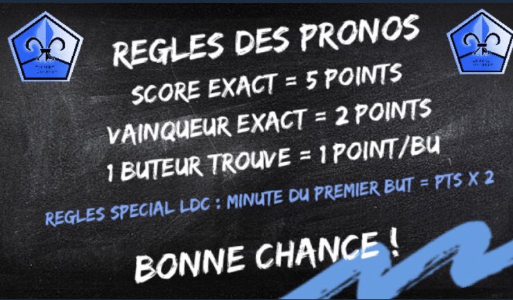 LoscEmpire's tweet photo. « Pronostics League Empire » 🏆

Pronostic spécial pour un match spécial ! Nouvelle règle spécialement incluse pour la LDC ! 
Si vous trouvez la minute exact du premier match votre total de point sera doublé ! 

Quel sera le résultat selon vous ?

Bonne chance 🍀 

#AJAXLOSC https://t.co/pAUKppNCTQ
