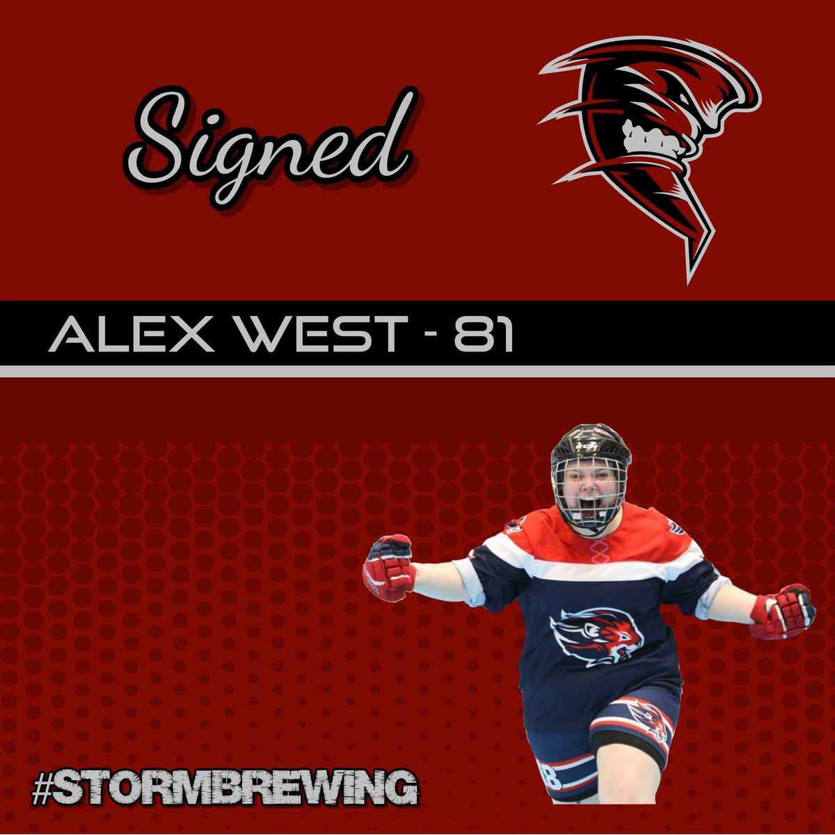 🚨 SIGNING NEWS 🚨

The Twisters BHC are delighted to announce the signing of Alexandrea West for the 2019/2020 season.

Alex will wear the number 81 jersey this season.

Welcome to the Twisters Alex, BRING THE STORM! 🌪

#StormBrewing #TwistersBHC