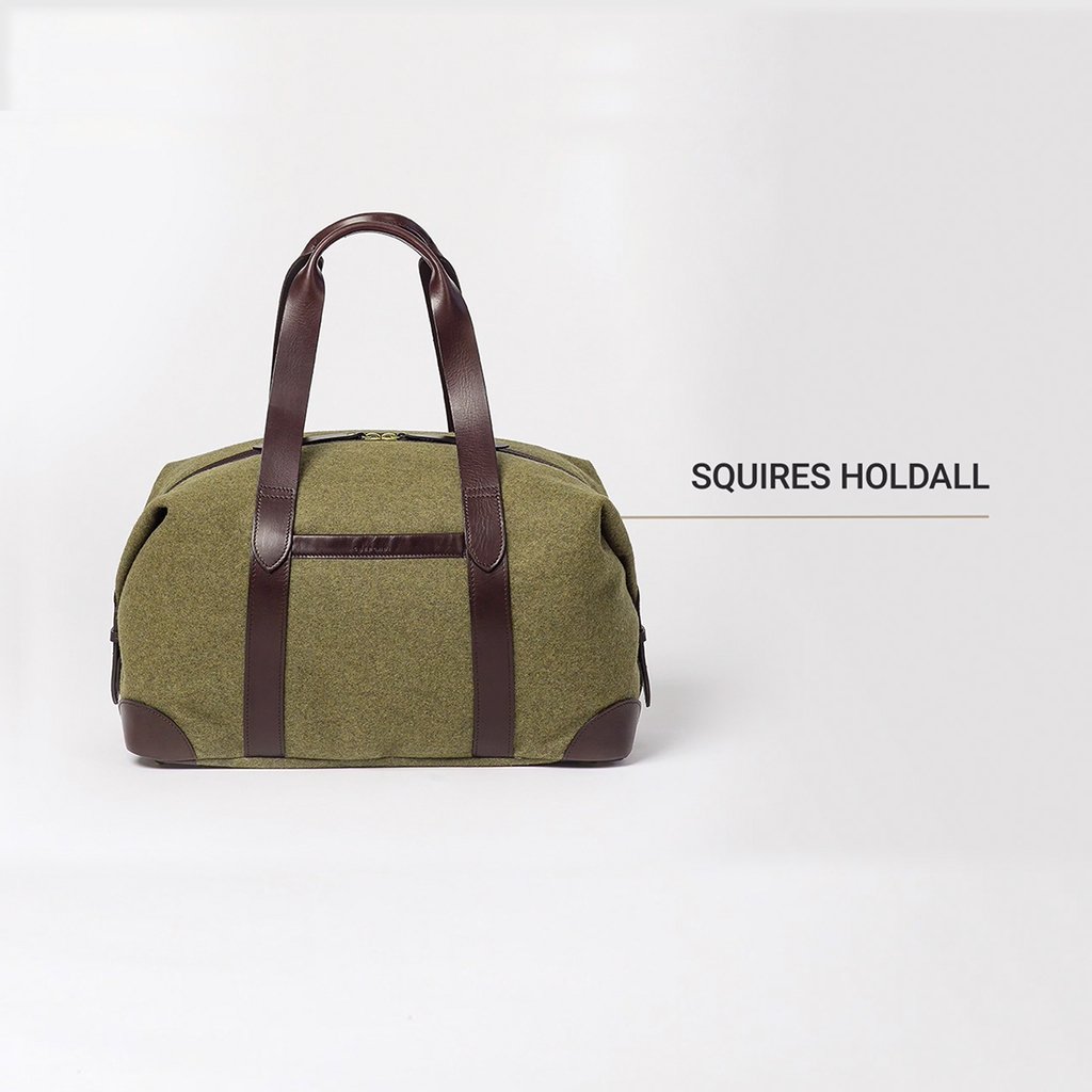 Cherchbi's tweet photo. The Squires Holdall is one of our bestsellers and rightly so - it has been crafted with longevity and durability at its core, a true lifetime piece. Spot the bag in our new brand video up on the website - https://t.co/etcWD5VMaM  https://t.co/JKUSFWwlkh