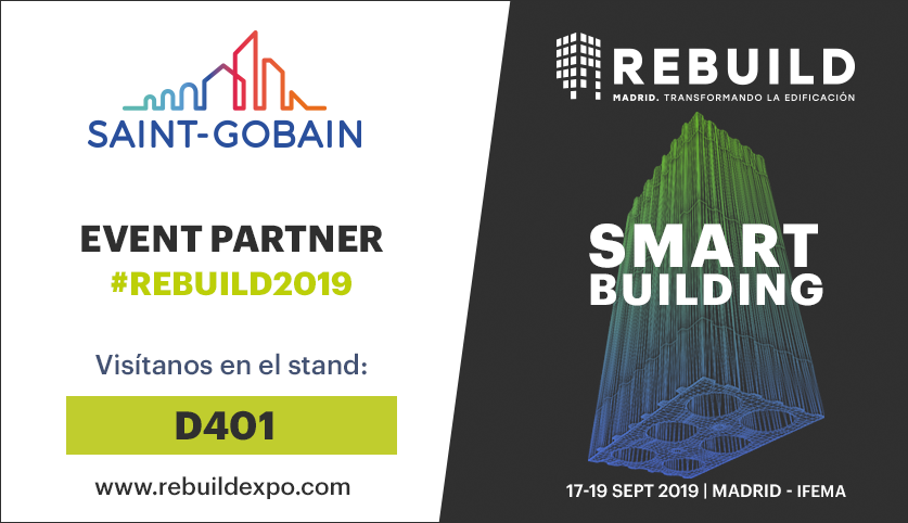 SaintGobainES's tweet photo. #Construcción40 #EconomíaCircular y #Ecoinnovación son solo algunos de los temas que abordaremos en #REBUILD2019 🏗️

¡Ven a conocernos a partir de mañana! @SGplaco @ISOVERes #Climalit #SaintGobainREBUILD https://t.co/ivwTIFGB2o https://t.co/o3RJTbH538