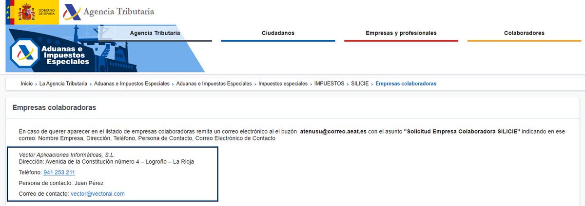 VectorAI's tweet photo. Hoy nos hemos levantado con que somos la 1ª empresa colaboradora del SILICIE! Ya sabéis que lo estamos implantando en nuestro ERP así que estad atentos a las publicaciones y no dudéis en pedirnos información.El 1/01/20 está a la vuelta de la esquina.#SILICIE #AEAT #SoftwareVector https://t.co/vyZNjqP0ch